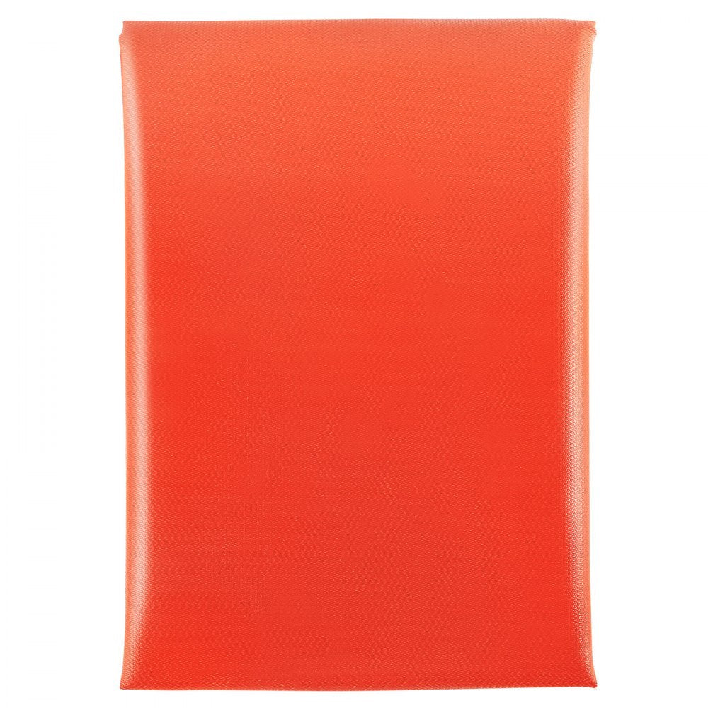 VEVOR Fire Pit Mat, 67\" x 60\" Fire Blanket, Fiberglass Welding Blanket, 3.3 lbs Fireproof Blanket, 1022°F Fire Retardant Blanket, Rust Iron Red Emergency Fire Blanket w/ 10 Grommets & 6 Silver Hooks