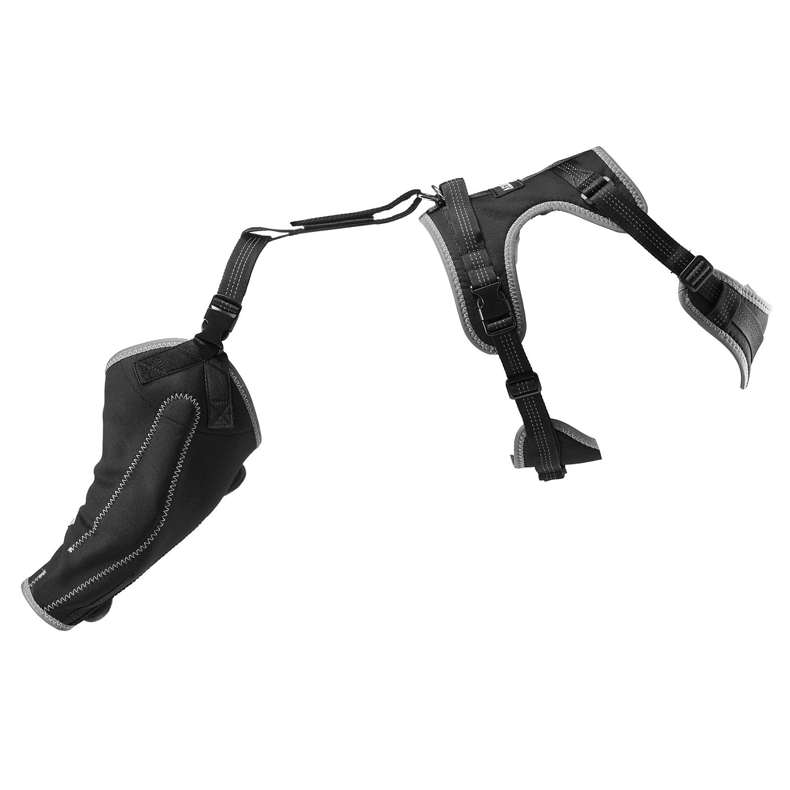 Adjustable Dog Knee Brace for ACL Tear with Hinge Stabilizer, Reflective Joint Support for Arthritis and Pain Relief, Right Hind Leg Harness
