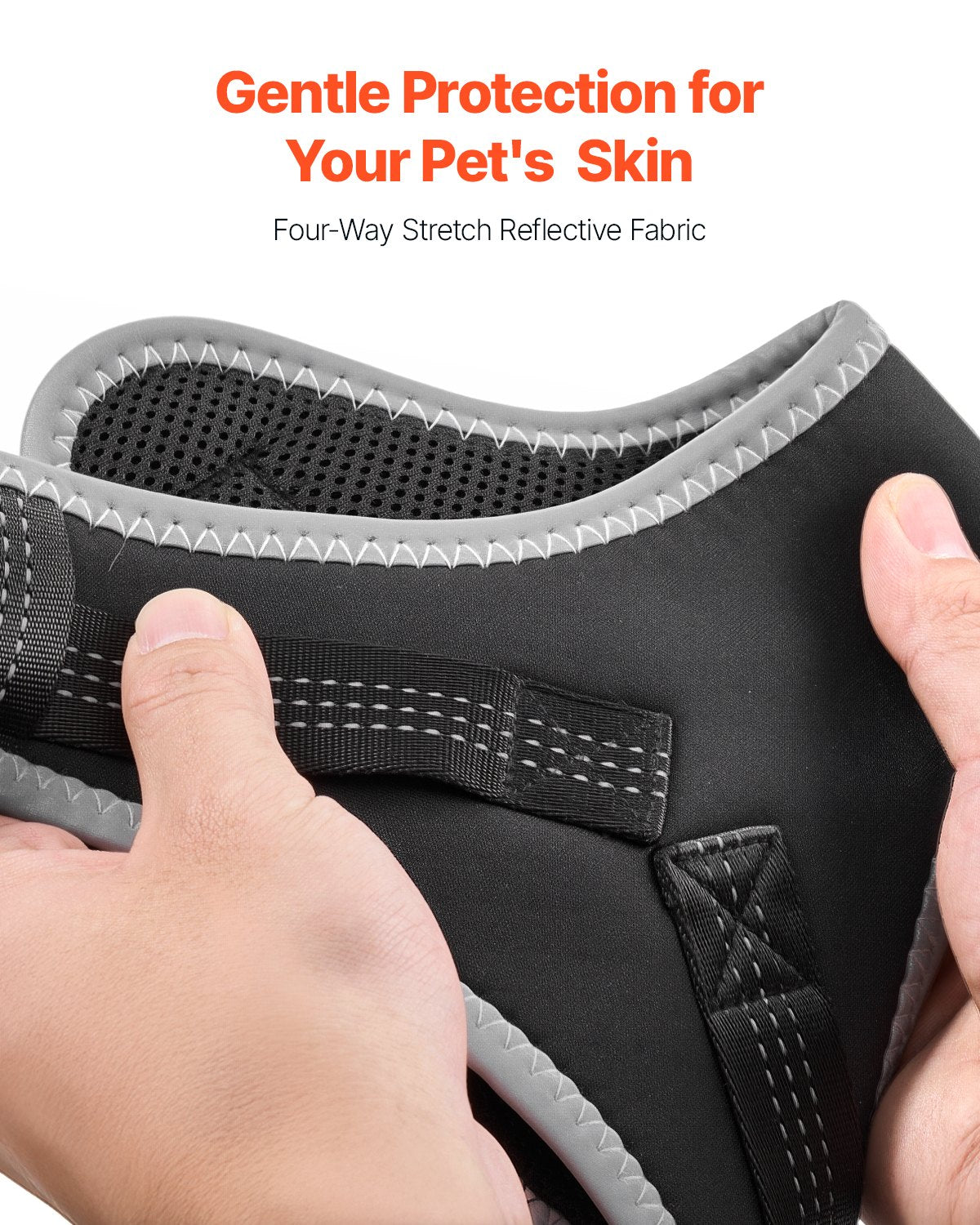 XL Dog Knee Brace with Adjustable Hinge for Torn ACL, Pain Relief, Arthritis Support, Reflective, Breathable, 4-Way Stretch, Black