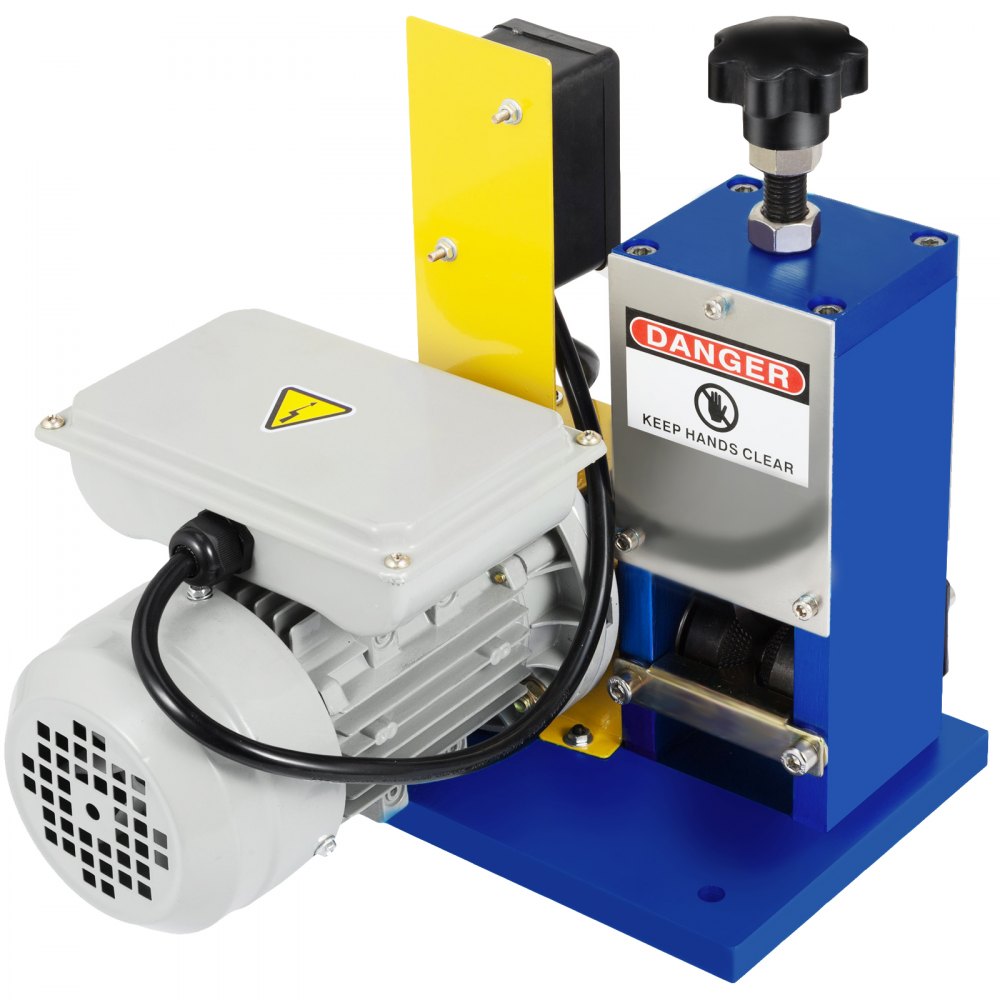 Portable Electric Wire Stripping Machine for Scrap Copper Recycling, 0.05"-0.98" Capacity, Dark Blue Wire Stripper Tool