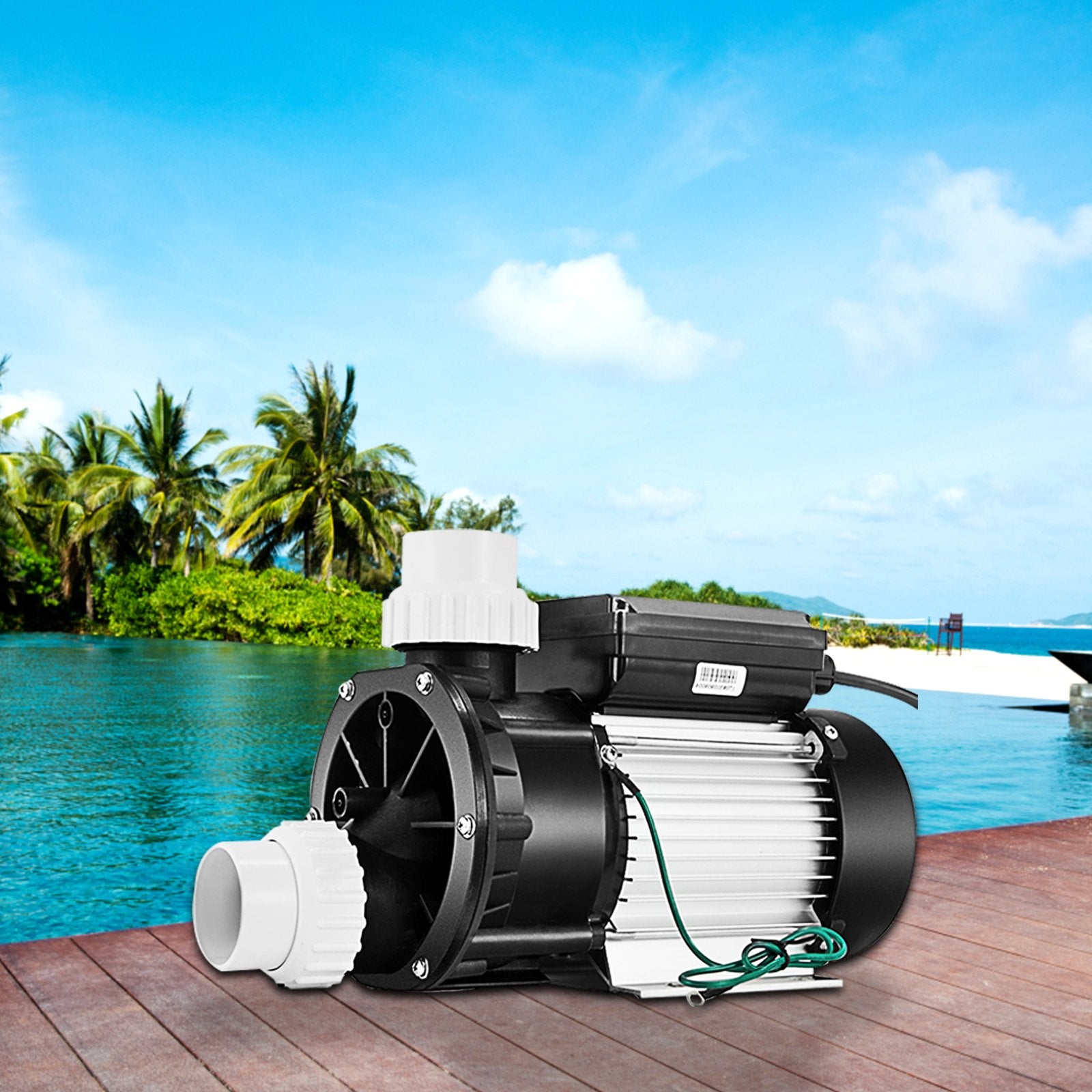 High-Performance 750W 1HP Electric Water Pump for Swimming Pools - Quiet, Efficient, Durable with Copper Motor & IPX5 Safety Rating