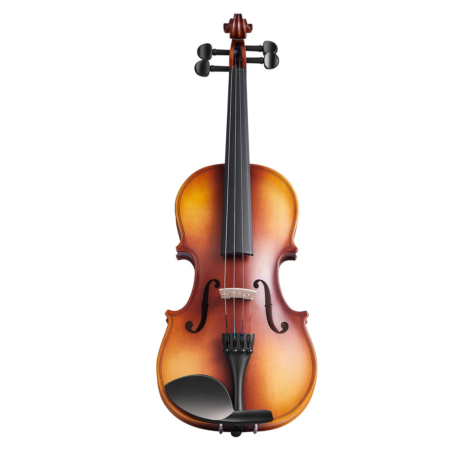 3/4 Size Violin for Adults & Beginners - Complete Fiddle Set with Case, Bow, Tuner, Rosin, and Extras - Matte Brown Finish