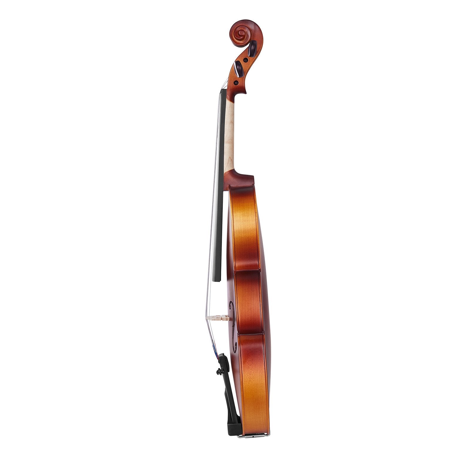 3/4 Size Violin for Adults & Beginners - Complete Fiddle Set with Case, Bow, Tuner, Rosin, and Extras - Matte Brown Finish