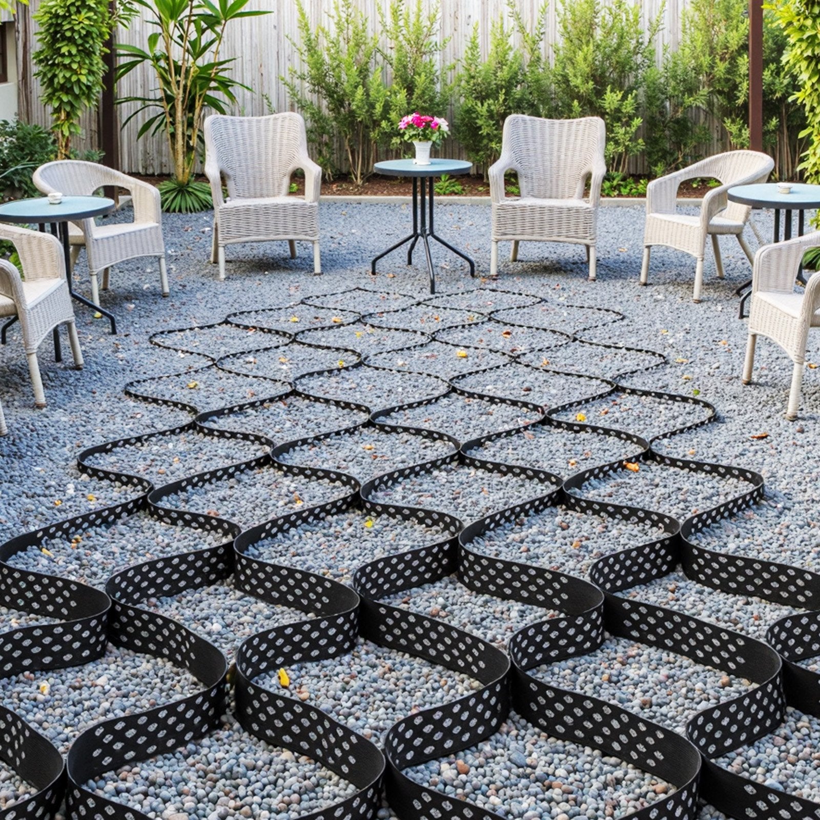 Heavy-Duty Gravel Grid with Superior Load Capacity and Easy Installation for Driveway, Garden, Patio, Walkway, RV Parking, and Erosion Control