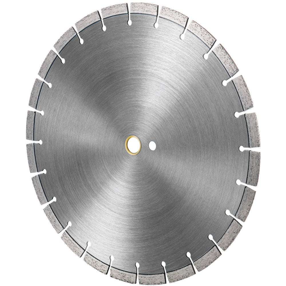 VEVOR Diamond Saw Blade 14\", Concrete Saw Blade Wet or Dry Segmented Cutting Wheel Masonry Wet Saw Blade General Purpose Power Saw 12mm for Concrete Brick Block Masonry
