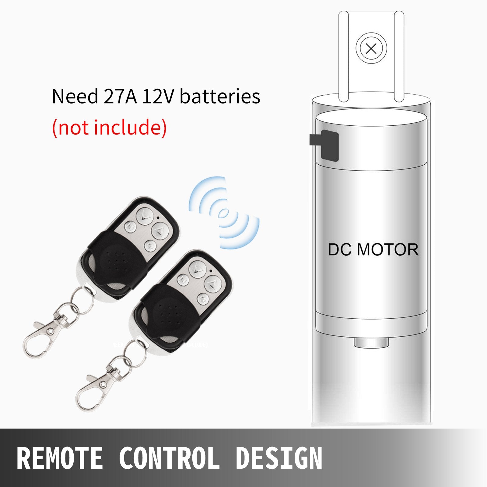 Automatic Poultry Coop Door Kit, Light Sensor & Infrared Protection, 20.4"x37.7", Prevent Crushing, Remote Control, IP44, Silver