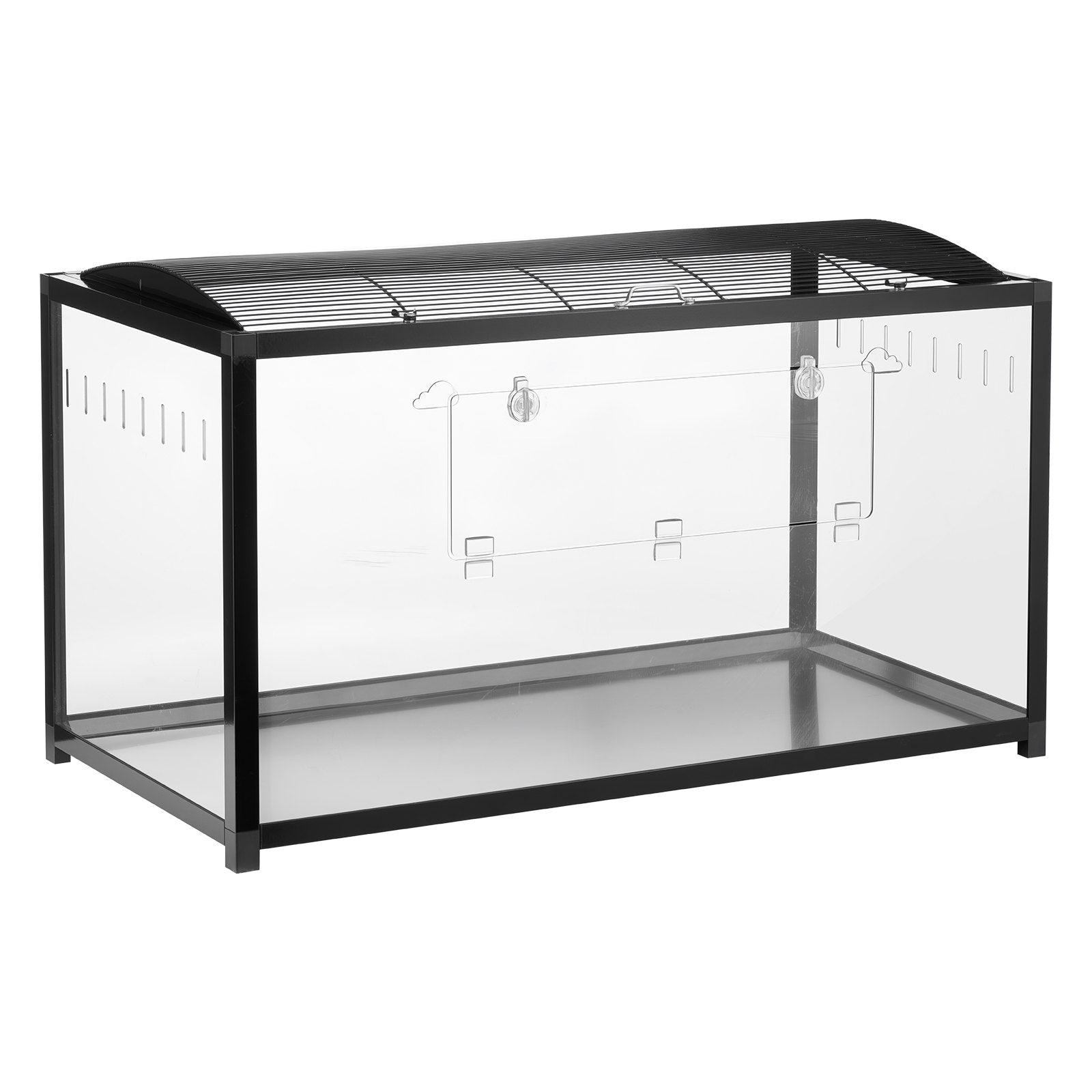 Transparent Hamster Habitat with 360° View, Spacious & Ventilated Cage for Small Pets - Easy Clean, Portable Home for Rats & Guinea Pigs