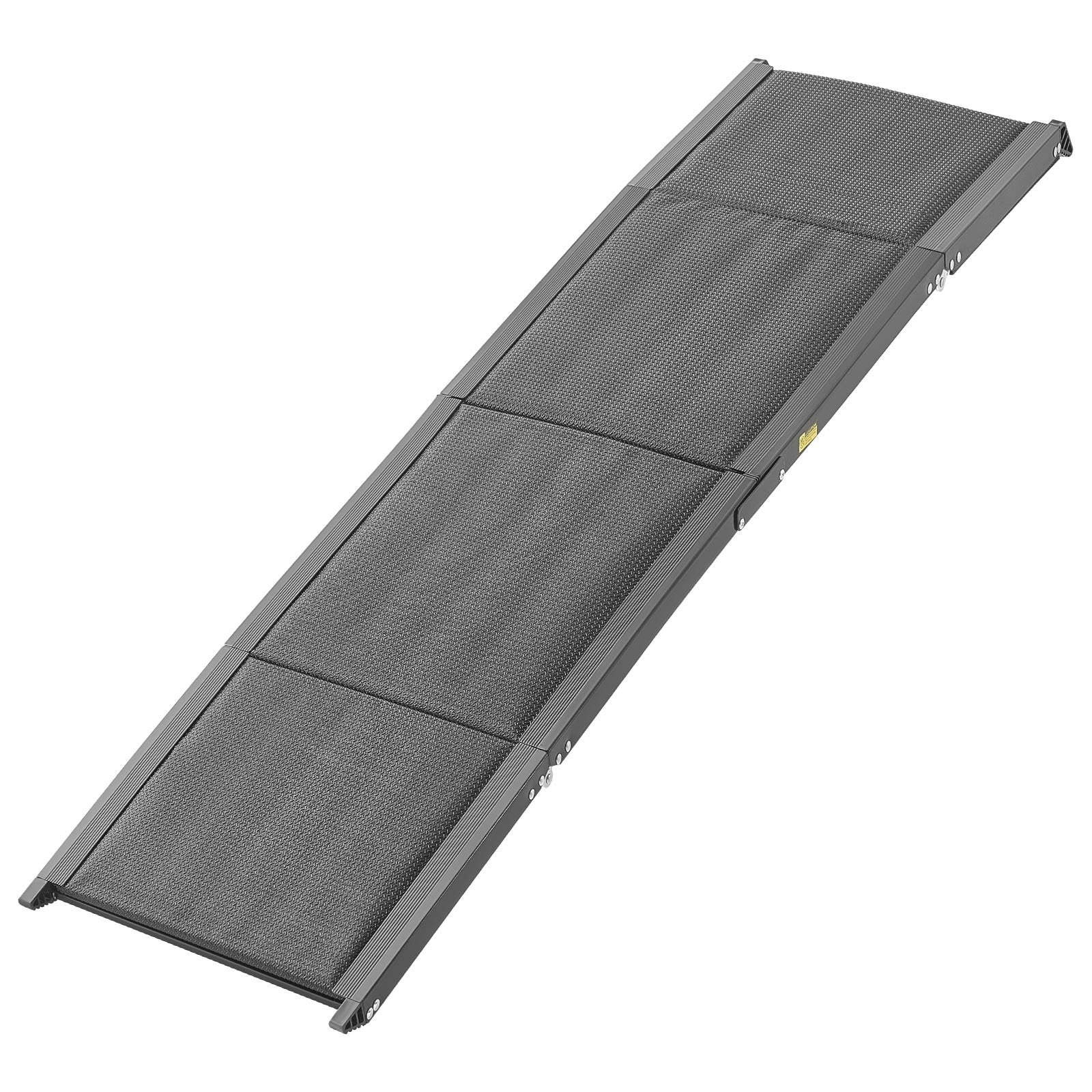 Folding Dog Ramp for Cars & SUVs, 63" Long, Non-Slip Oxford Fabric, Supports Medium & Large Dogs Up to 250lbs, Portable & Sturdy Aluminum Frame