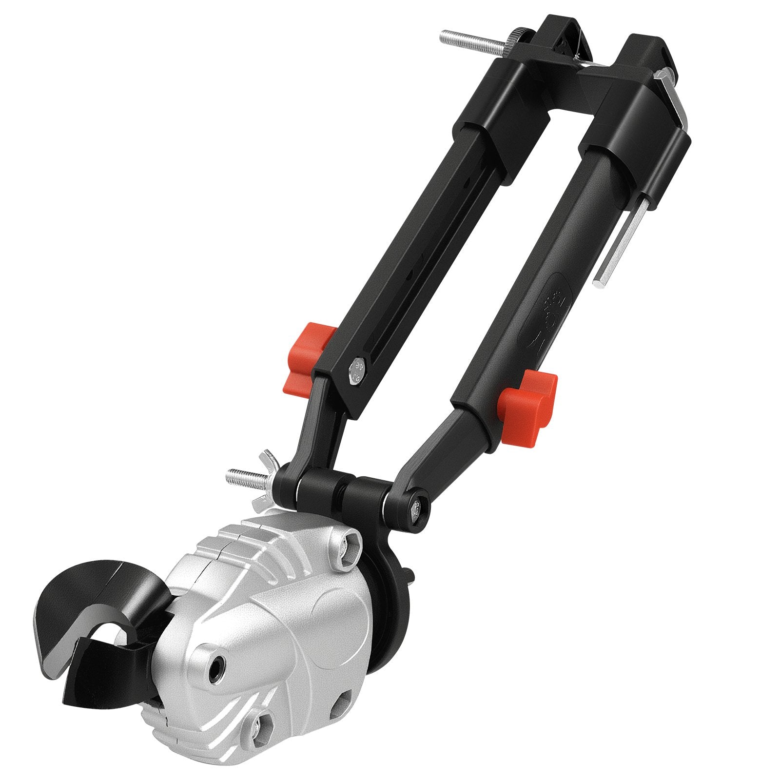 Versatile Metal Shear Drill Attachment - 360° Pivoting Head, Sharp Blades for Steel, Aluminum, Plastic, Cardboard, Easy Install, Reliable Performance