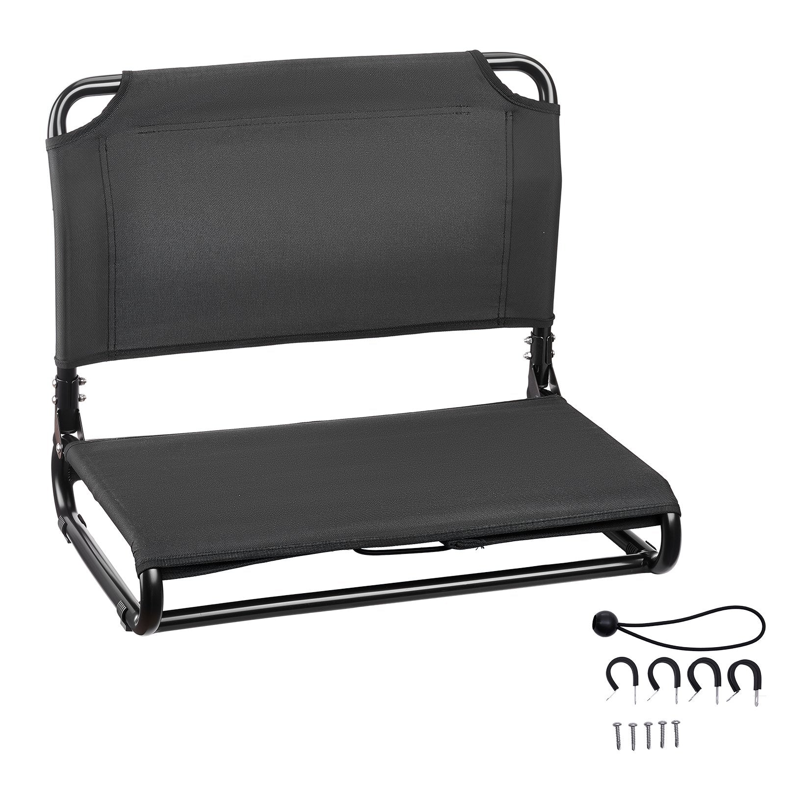 Folding Kayak Seat with Aluminum Alloy Frame, Comfortable Back Support, Easy Assembly for Paddling, Fishing, and Recreational Kayaking