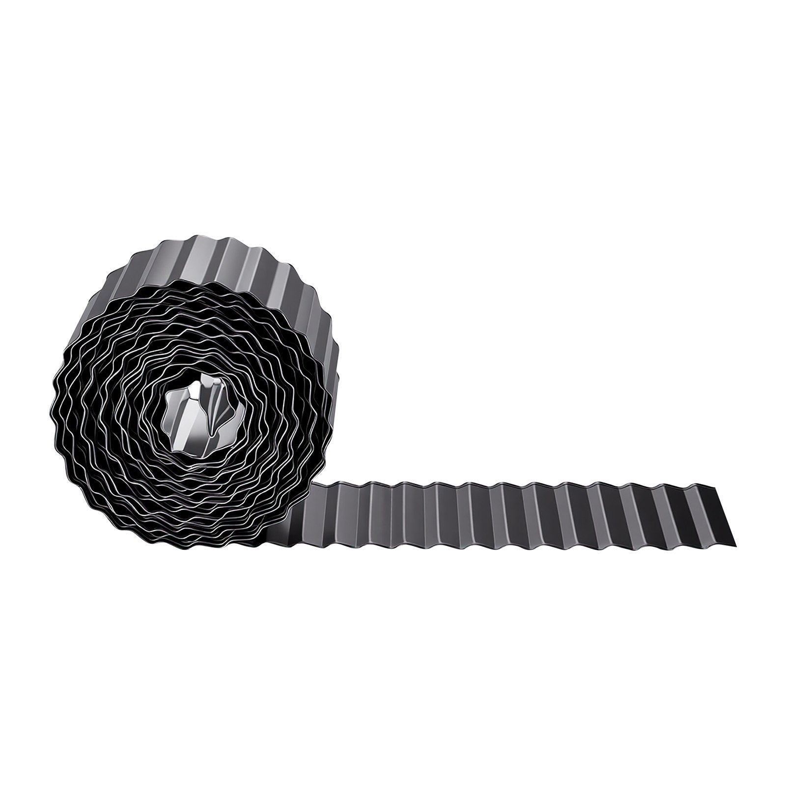 Durable Galvanized Steel Landscape Edging, 40 ft x 6 in - Flexible Metal Strips with Gloves, Perfect for Garden Borders, Flower Beds, and Pathways