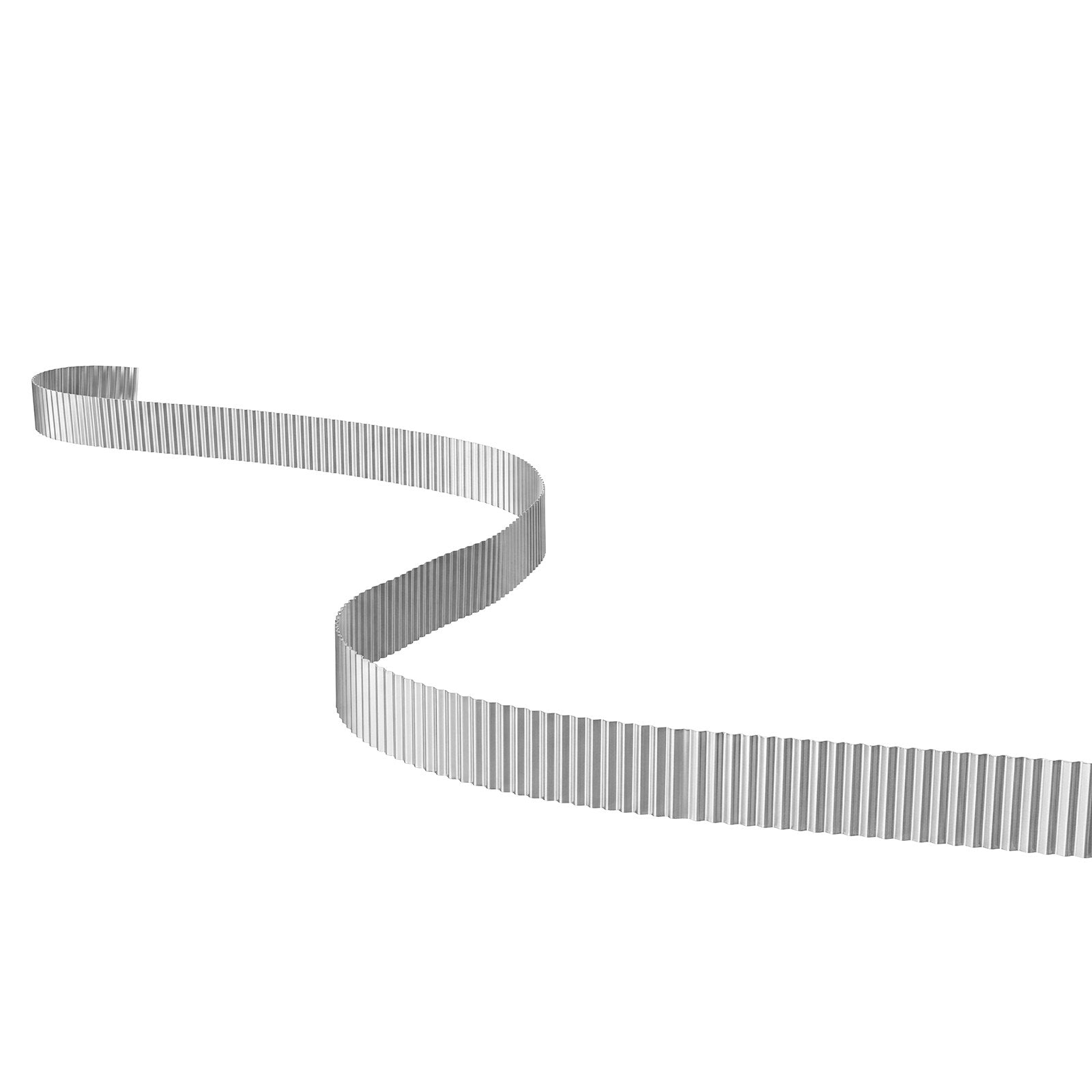Durable 50 ft x 6 in Galvanized Steel Landscape Edging with Gloves, Easy Bendable Border for Gardens, Flower Beds, Pathways