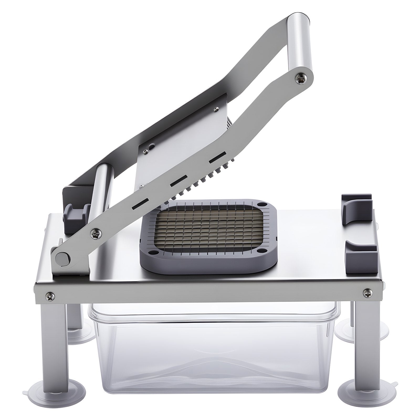 All-in-1 Vegetable Chopper & Mandoline Slicer with 9 Stainless Steel Blades, Cheese Grater, Onion & Potato Dicer, Salad Spiralizer, Kitchen Gadgets Essential