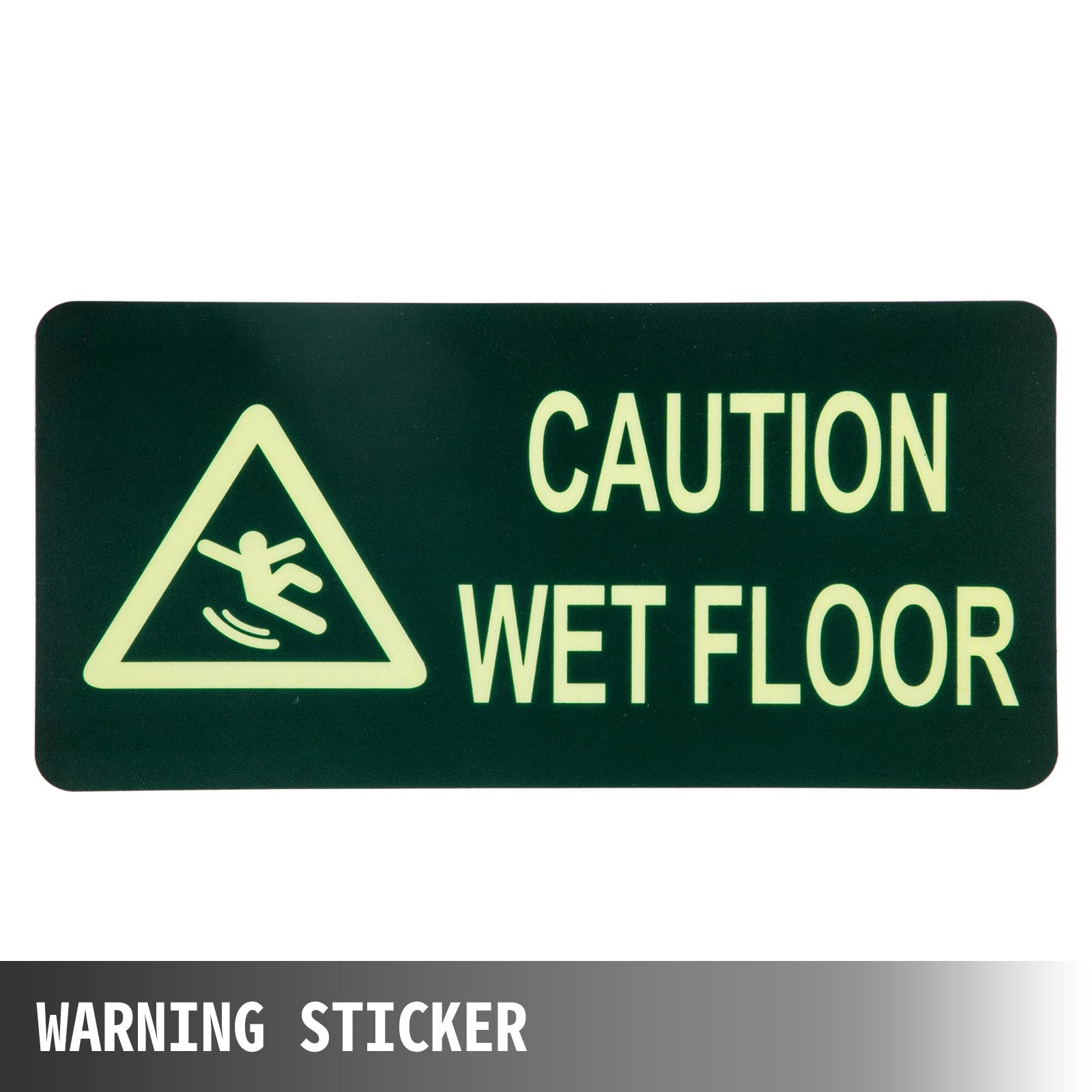 3 Pack Yellow Floor Safety Cones with 4-Sided Bilingual Caution Wet Floor Signs for Indoor & Outdoor Public Safety, Stackable & Portable