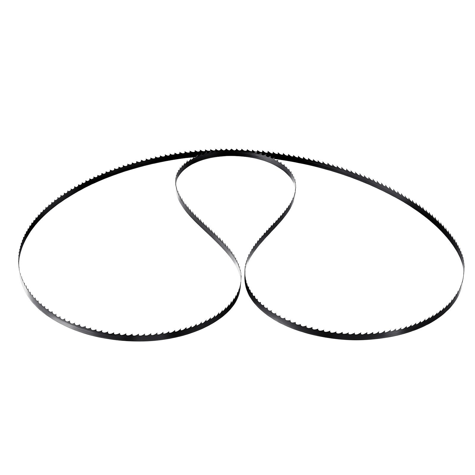 60-Inch Bandsaw Blade, 6 TPI, SK5 Carbon Steel, 15 HRC Hard Teeth, Fits Major Woodworking Bandsaws, 0.25-Inch Width, 1 Pack, High-Performance Cutting Tool