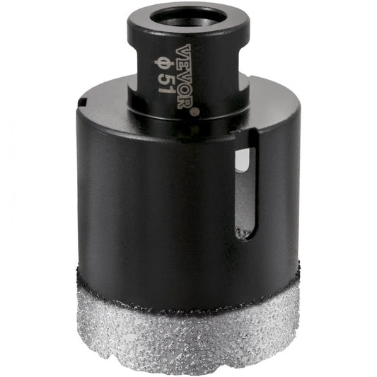 VEVOR Diamond Drill Bits 6/8/10/13/19/25/32/51 mm Diamond Hole Saw Brazed Tile 0.59in Segment Finger Bit SDS Tile Hole Saw Kit with a Blade for Tile Ceramic Porcelain Marbl 5/8\"-11 Female Thread
