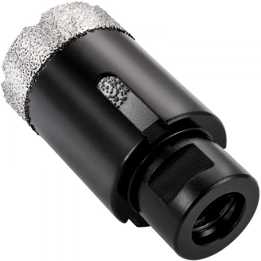 VEVOR Diamond Drill Bits 6PCS Diamond Hole Saw 6/8/10/25/35/51 mm Tile Hole Saw Kit Vacuum Brazed Diamond Drill Bit 0.59in Segment Tile Hole Saw with a Blade for Tile Ceramic Porcelain Marble Stone