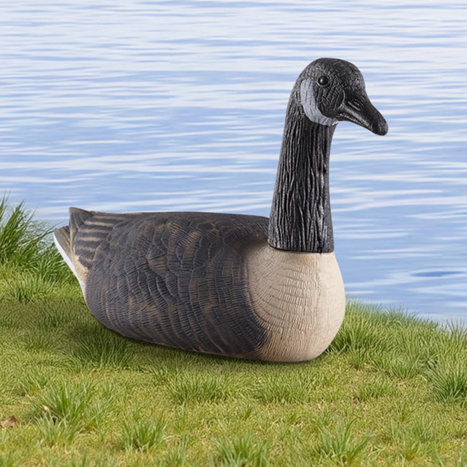 Ultra Realistic Canada Goose Decoys for Waterfowl Hunting – Durable Floating Plastic for Pool, Pond, Lake, and Garden Decor, Easy to Carry, 6-Pack