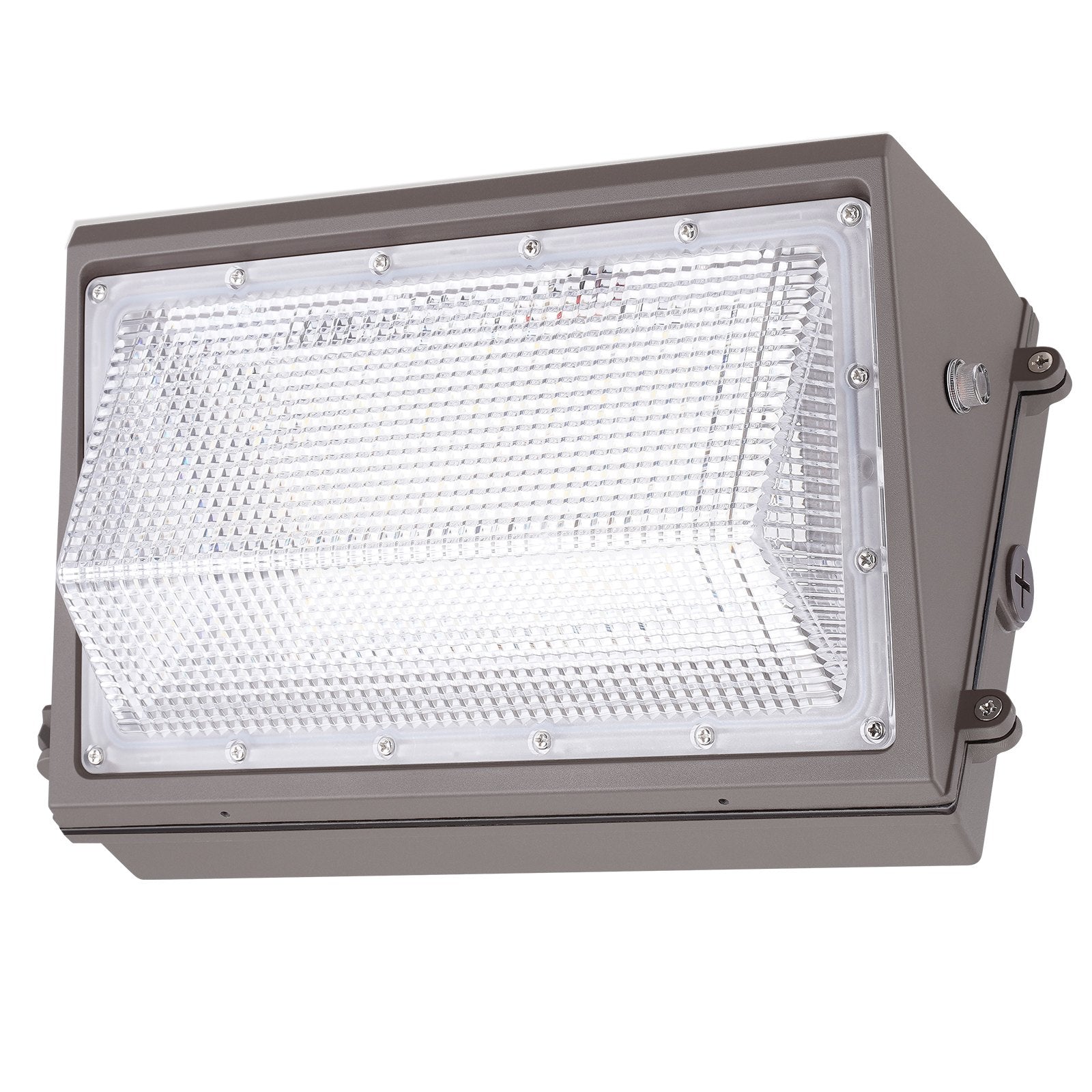 2PCs 100W LED Wall Pack Lights, 10800LM, 5000K, Motion-Sensing, IP65 Waterproof, Energy Saving Security Fixture for Garages & Yards