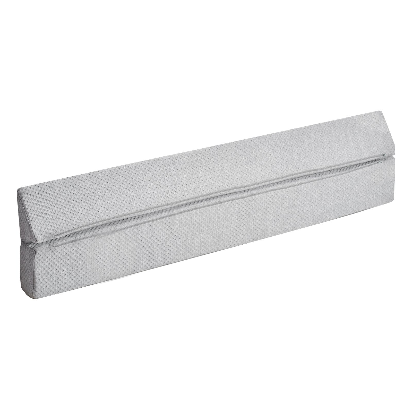 Queen Size Foam Bed Wedge Pillow for Headboard Gap Filler - 60"x6"x6" Anti-Slip, Versatile Flip-Over Mattress Wedge for Backrest & Sleeping Comfort