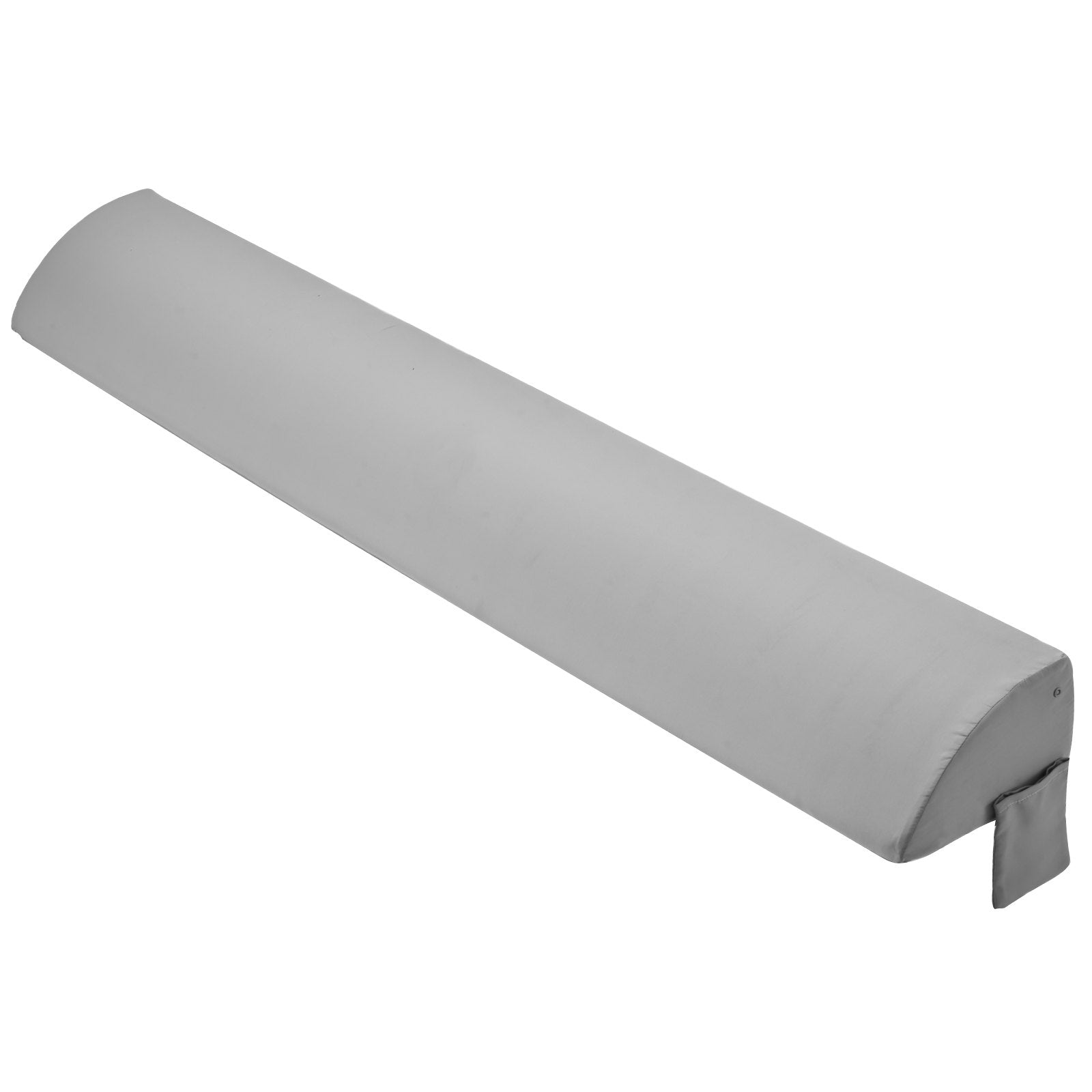 King Size Headboard Wedge Pillow with Side Pocket - 72"x10"x6" Mattress Gap Filler, Anti-Slip Design, Easy Clean, Gray