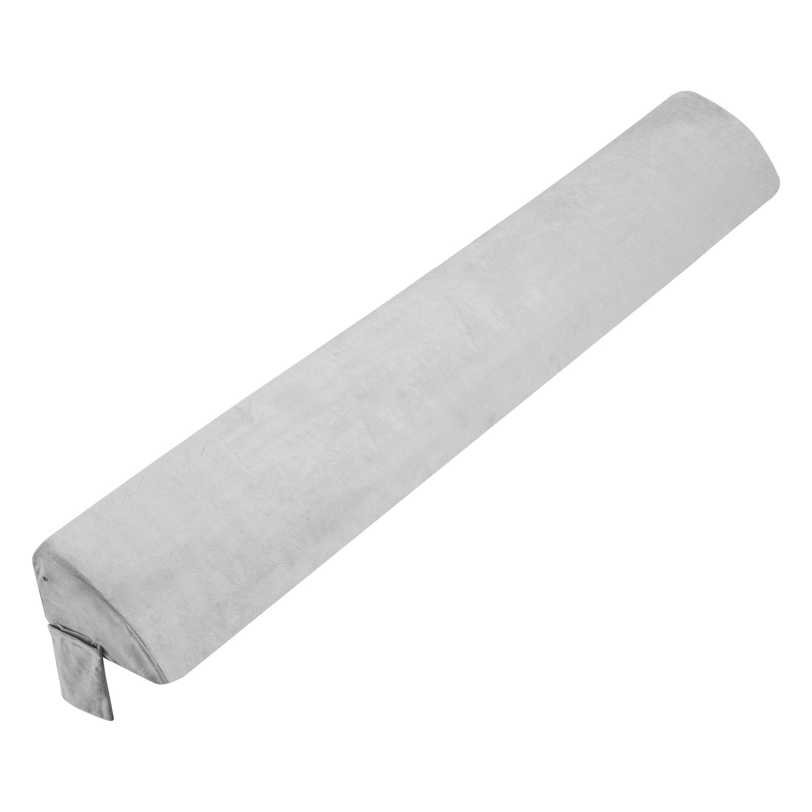 King Size Bed Wedge Pillow for Headboard - Soft Plush Gap Filler with Side Pocket, Anti-Slip Design for Mattress Support and Comfort