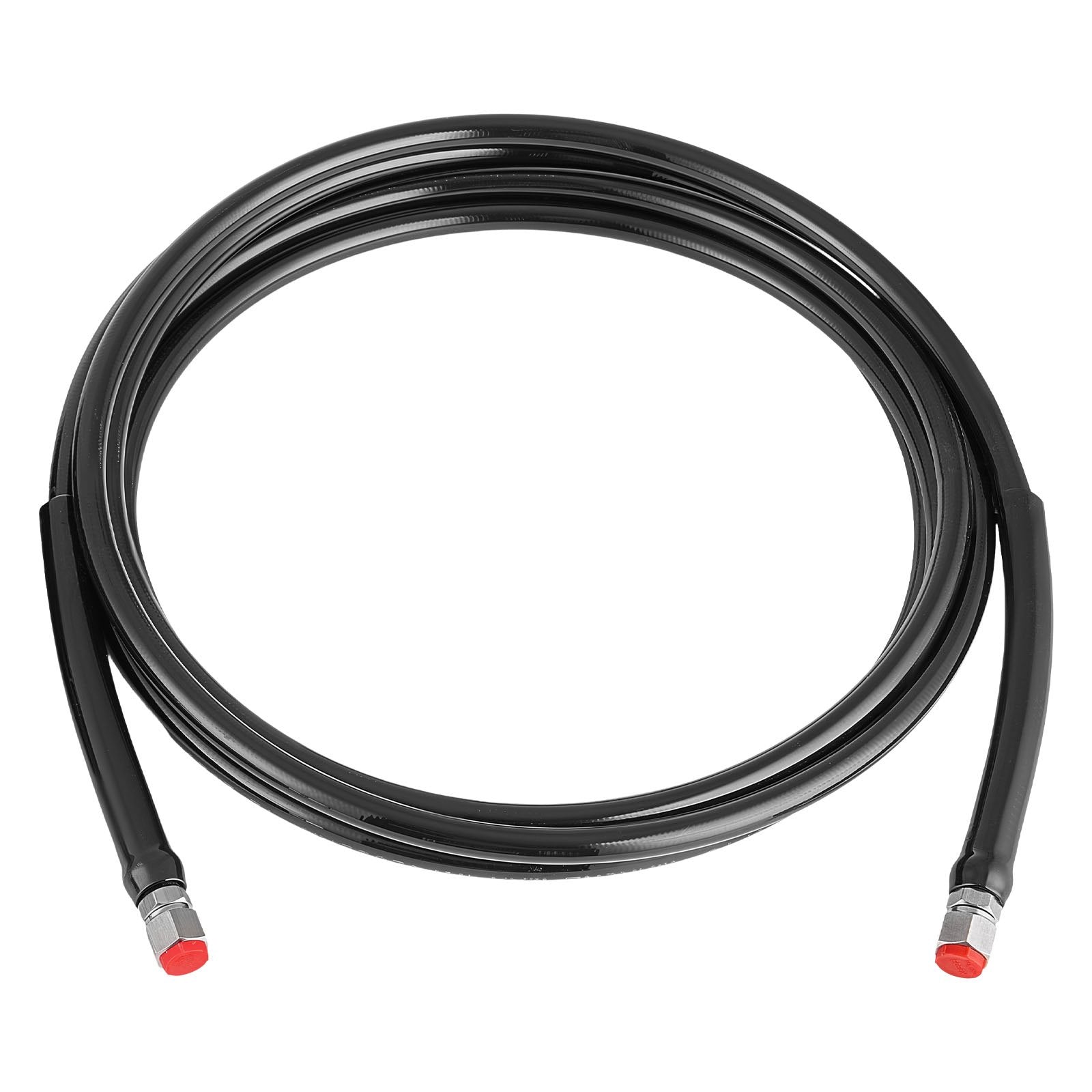 16 ft Hydraulic Hose Kit for Marine Outboard Steering, Leak-Proof TPEE with 304 Stainless Steel Connectors, 20 MPa Pressure, Easy Install
