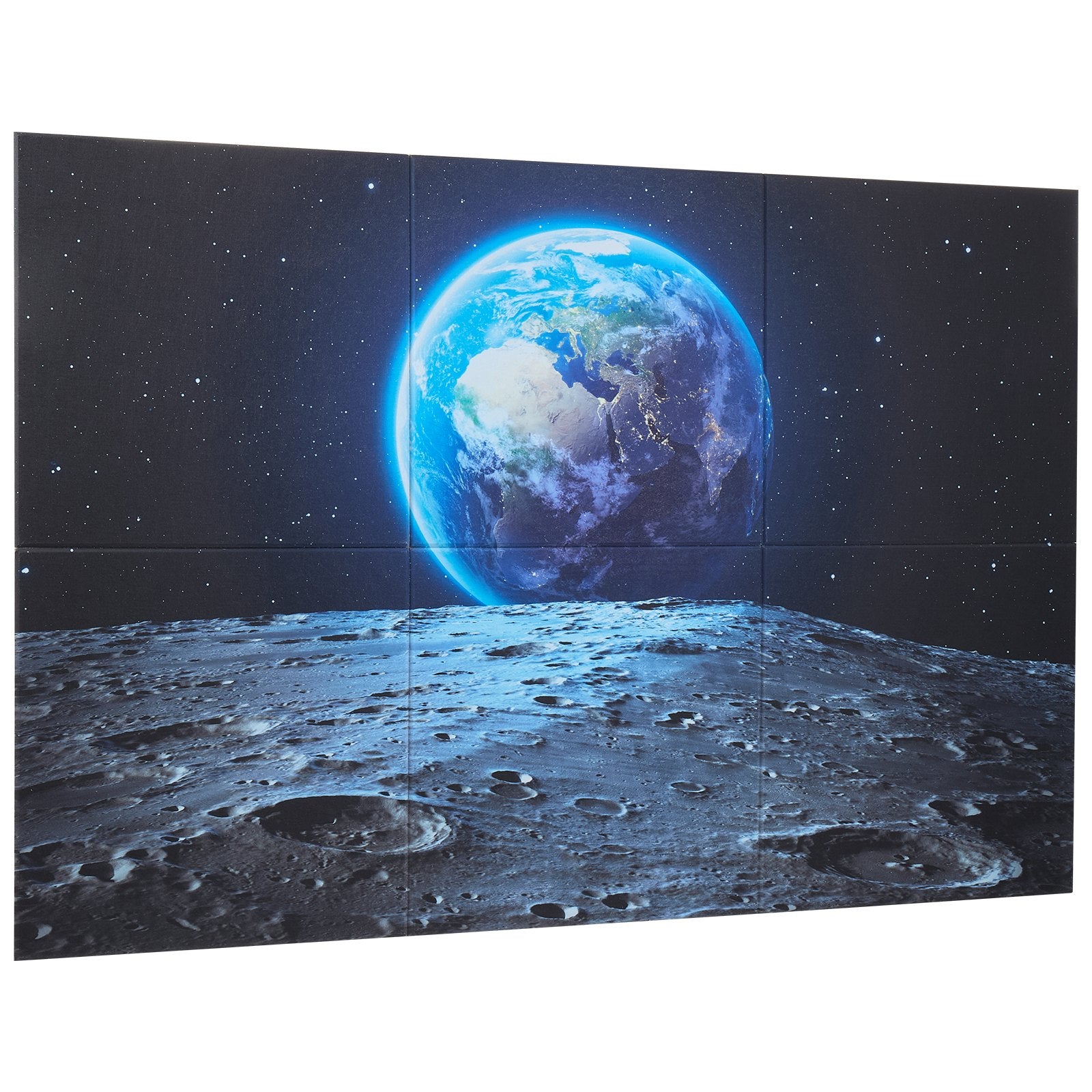 Acoustic Panels 6 Pack - Large Soundproof Wall Tiles 70.87"x47.24", Self-Adhesive Absorbing Boards for Home, Studio, Office, Theater, Gaming Room Decor