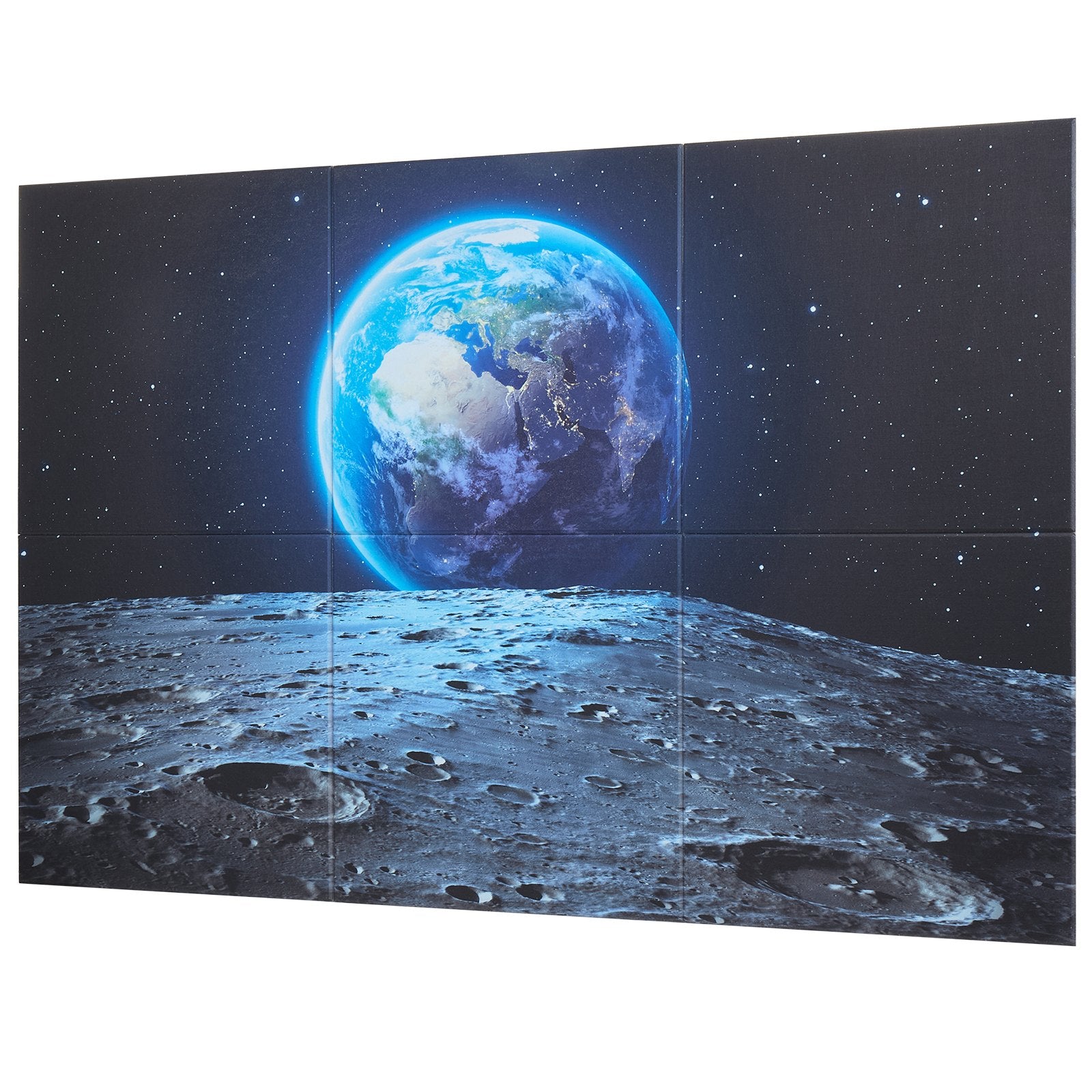 Acoustic Panels 6 Pack - Large Soundproof Wall Tiles 70.87"x47.24", Self-Adhesive Absorbing Boards for Home, Studio, Office, Theater, Gaming Room Decor