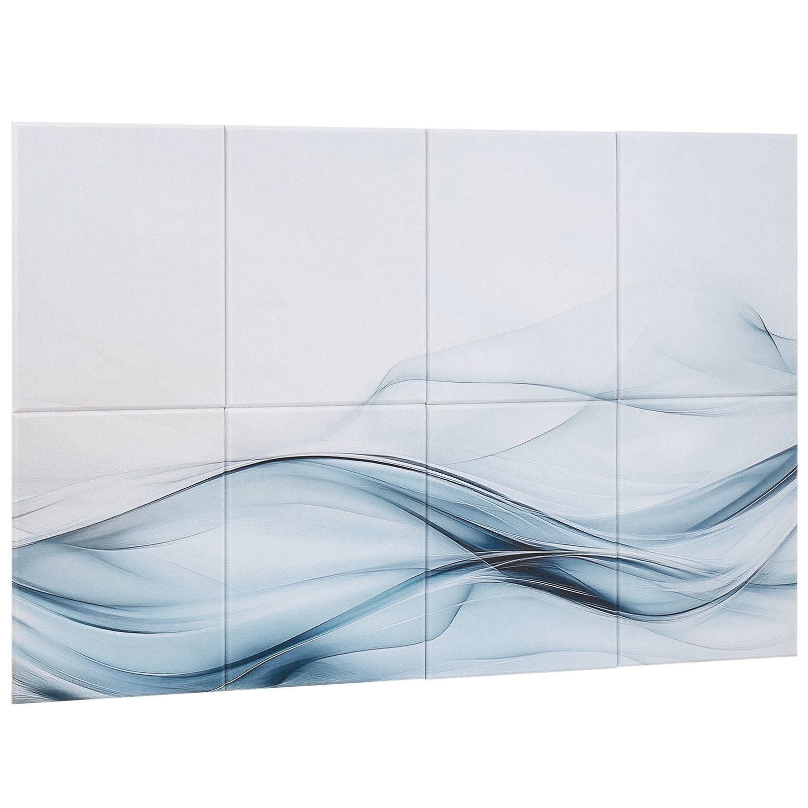 8 Pack Art Acoustic Panels - Soundproof Wall Tiles with Self-Adhesive Backing for Home, Office, Studio, Theater, Gaming Room, Easy Installation