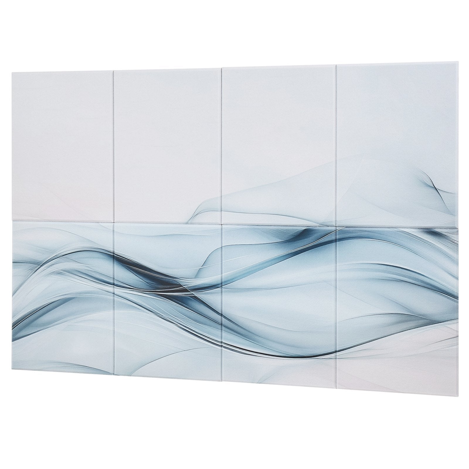 8 Pack Art Acoustic Panels - Soundproof Wall Tiles with Self-Adhesive Backing for Home, Office, Studio, Theater, Gaming Room, Easy Installation