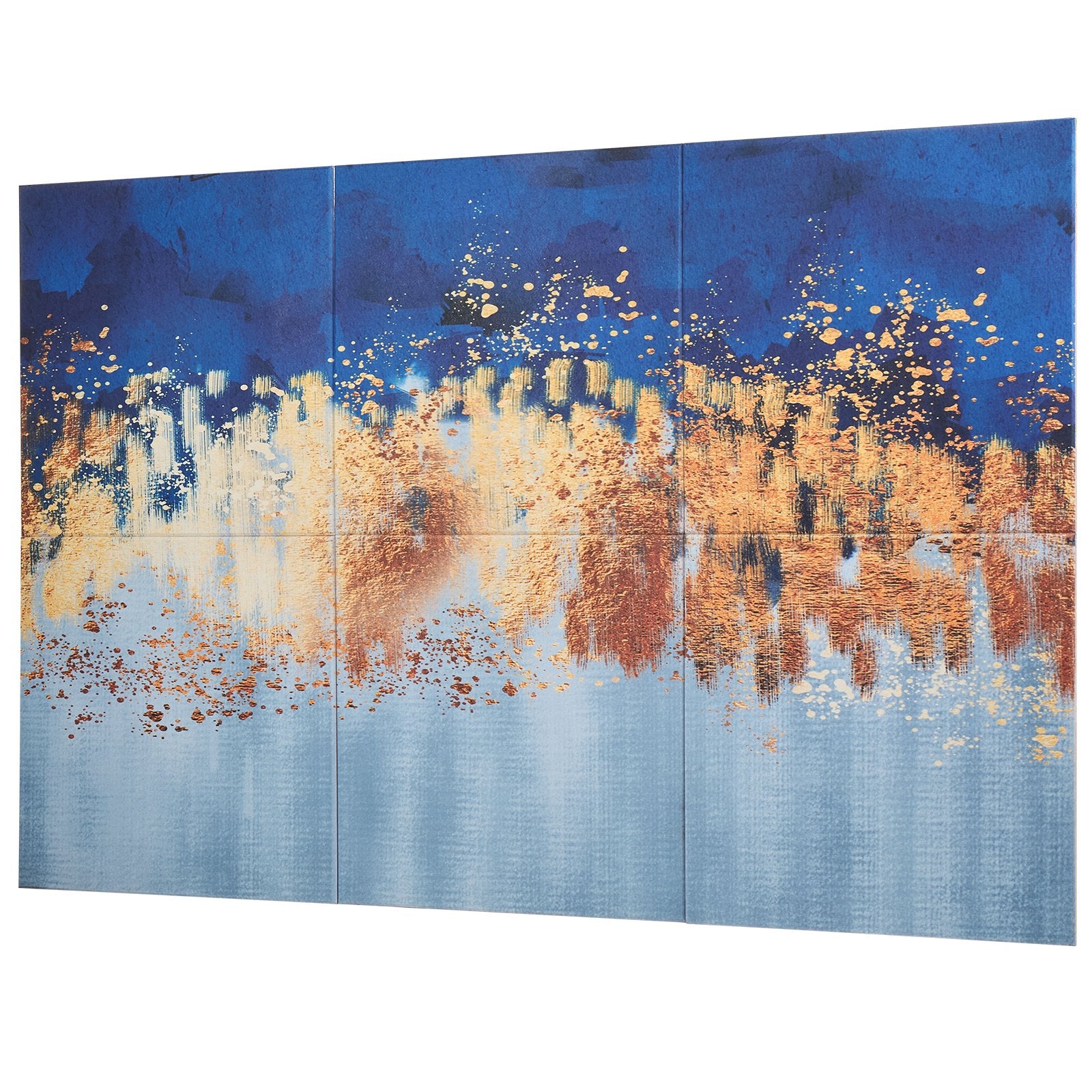6 Pack Self-Adhesive Art Acoustic Panels - Decorative Soundproof Wall Tiles for Home, Office, Studio, Gaming Room, Theater, Pastel Design