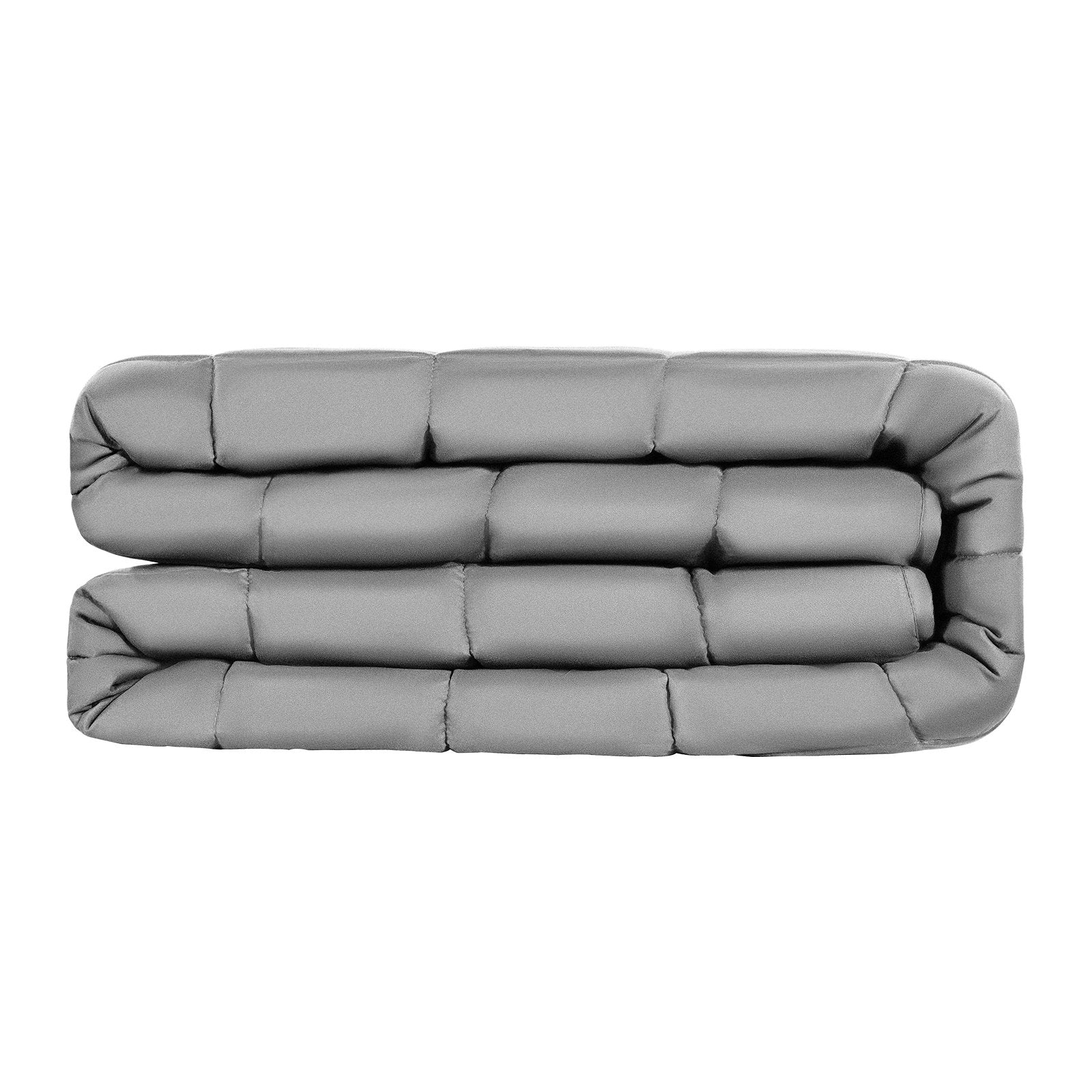 King Size Weighted Blanket 20 lbs - Cooling and Breathable Heavy Blanket with Glass Beads for All-Season Use, Perfect for Anxiety Relief and Sleep Improvement, Grey 88x104 in, Ideal for Adults 200-250 lbs