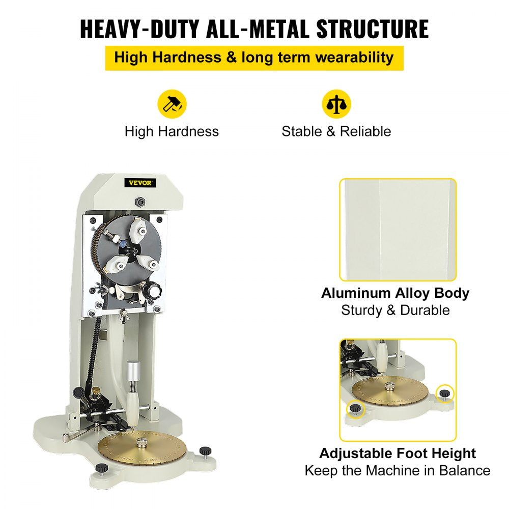 Jewelry Engraving Machine for Inside Ring with Standard Block Dial