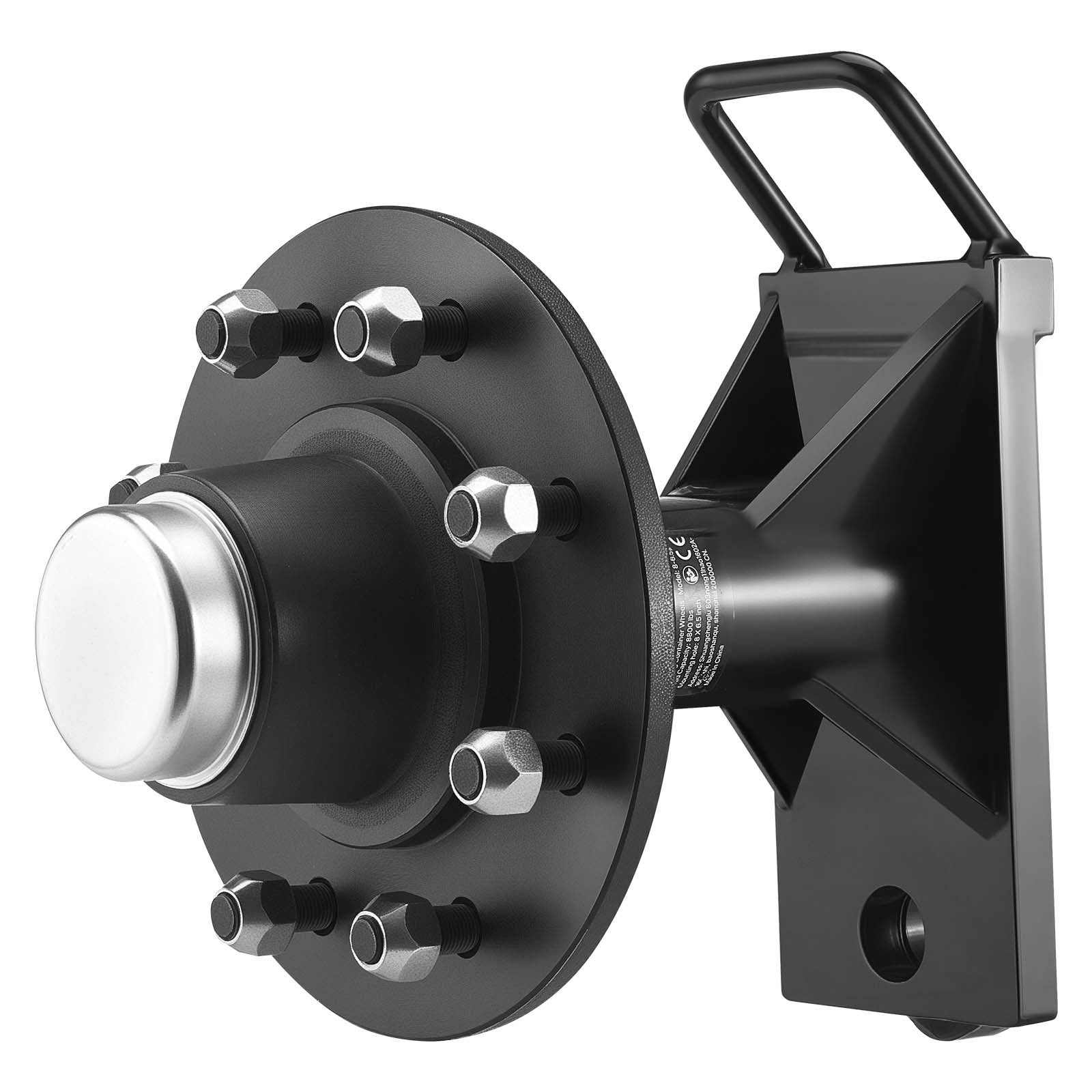 Heavy Duty 8-Lug Shipping Container Wheels Kit with Ratchet Tie Down - Effortless Moving & Secure Transport for 20-40 ft Containers