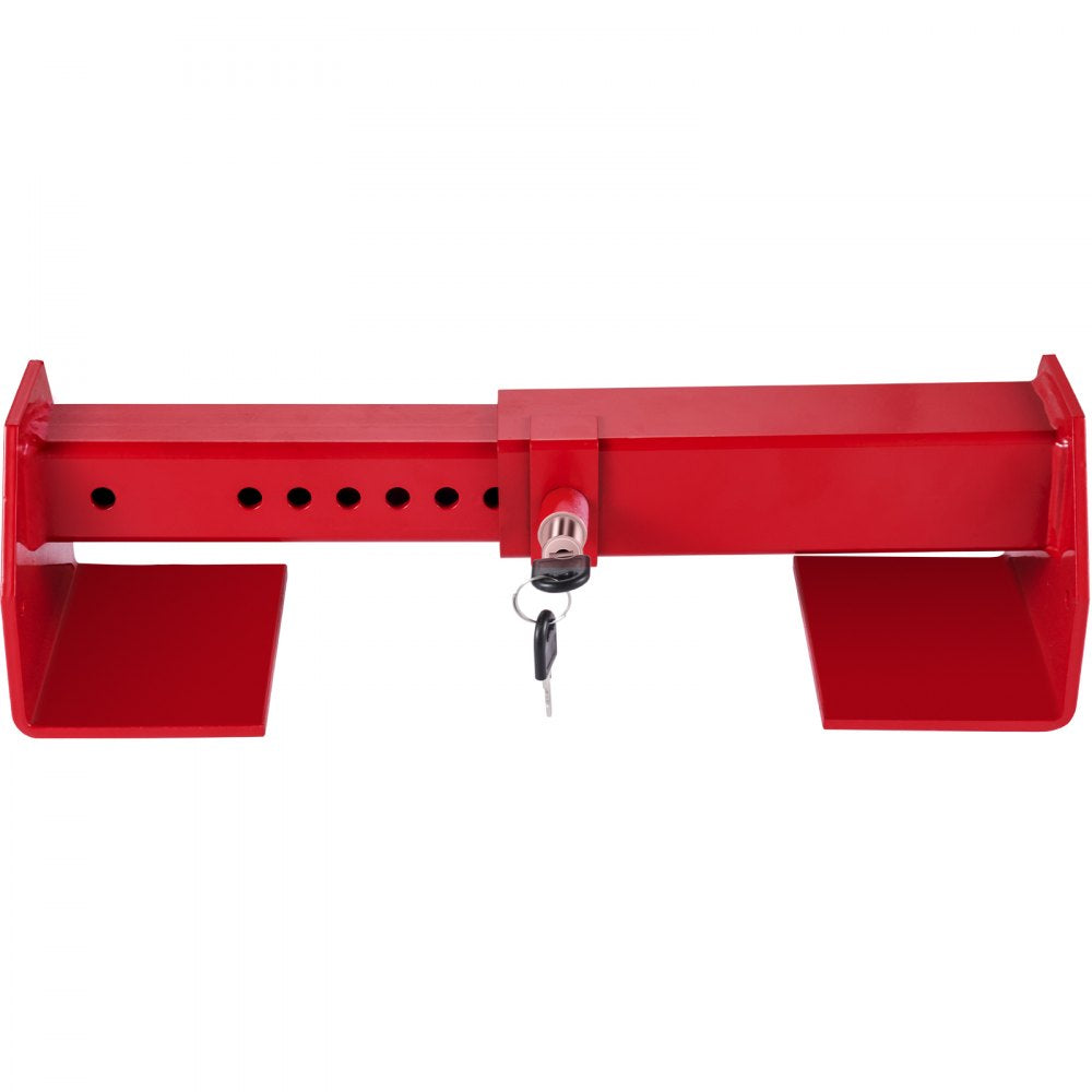 Adjustable Red Cargo Container and Semi Truck Door Lock with Keys and Spring Mechanism for Secure Shipping and Trailer Box Protection