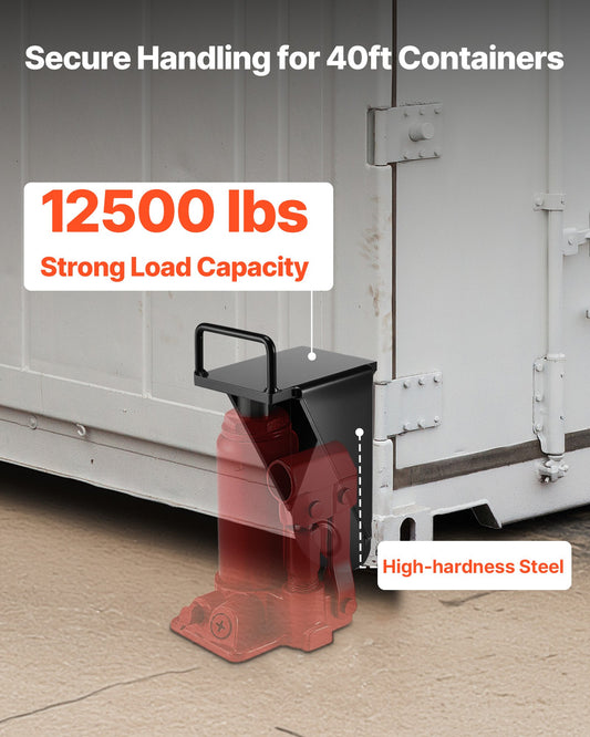 U-Shaped Handle Shipping Container Jack Lug, Heavy Duty & Weatherproof Storage Leveler for Logistics, Warehouse & Ground Clearance