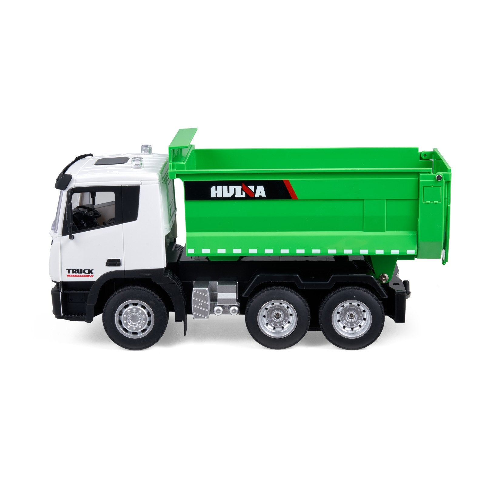 Remote Control 9-Channel Dump Truck Toy, 1:18 Scale RC Construction Vehicle with Lights & Rechargeable Batteries - Ideal Gift for Kids 6+, Boys & Girls, Enhances Imaginative Play, Supports Up to 6 lbs Load