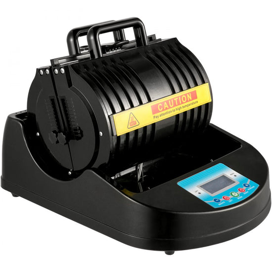 Advanced 1300W Heat Press Machine for 11oz Mugs, Glasses, and Cups with Digital Display for Picture Sublimation
