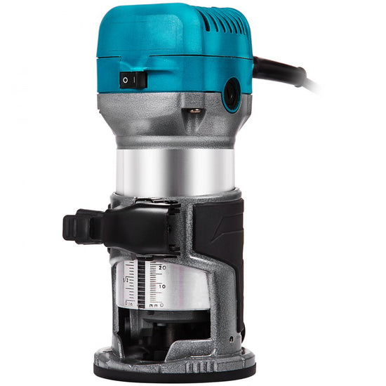800W Max Torque Variable Speed 30,000RPM Compact Router with Collets 1/4