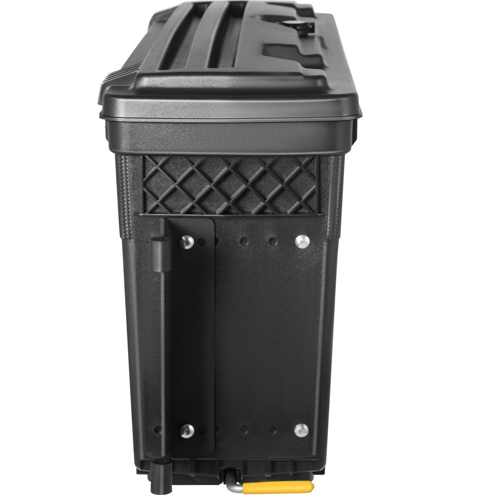 VEVOR Truck Bed Storage Box, Lockable Lid, Waterproof ABS Wheel Well Tool Box 6.6 Gal/20 L with Password Padlock, Compatible with Dodge Ram 1500 2019-2021, Driver Side, Black