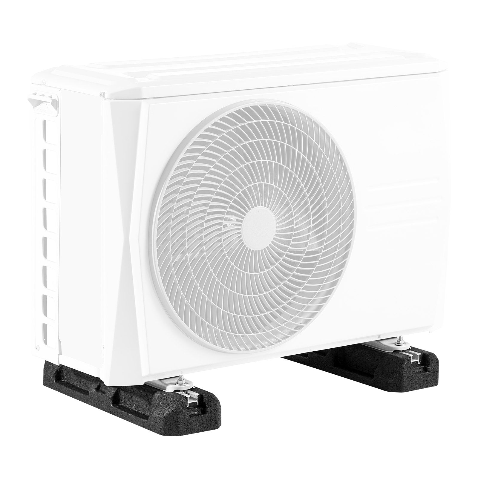 Heavy-Duty Floor Mounting Base Kit for Mini Split AC Systems with Anti-Vibration Rubber Pads, Supports 9000-36000 BTU & 2204 lbs Load Capacity