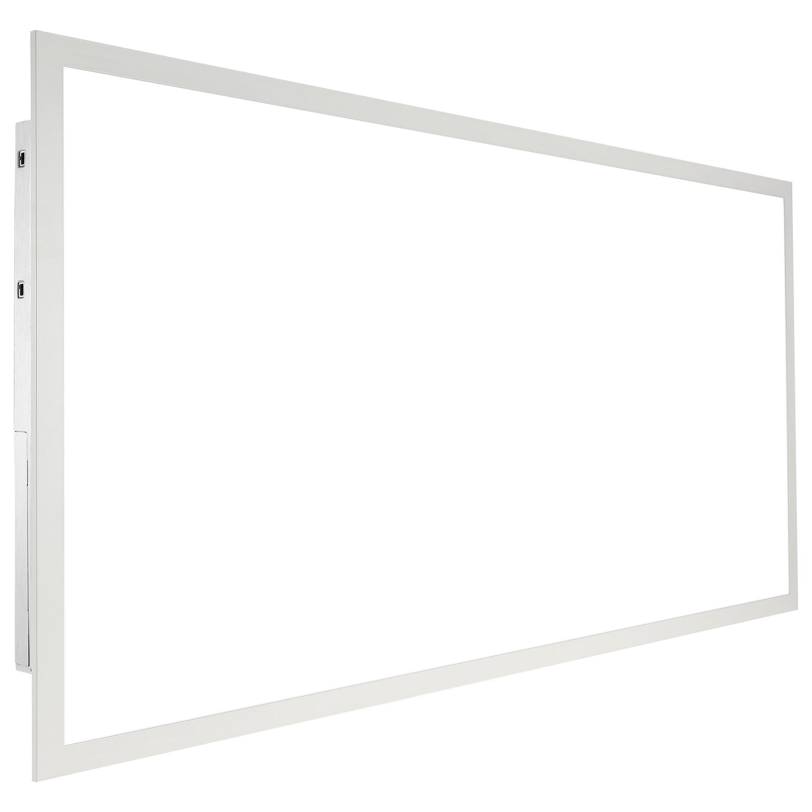 Ultra-Thin 2x4 FT LED Flat Panel Light, 6000LM 50W, Adjustable Color Temp 3500K-5000K, Surface Mount Ceiling Fixture, Flicker-Free, UL Certified