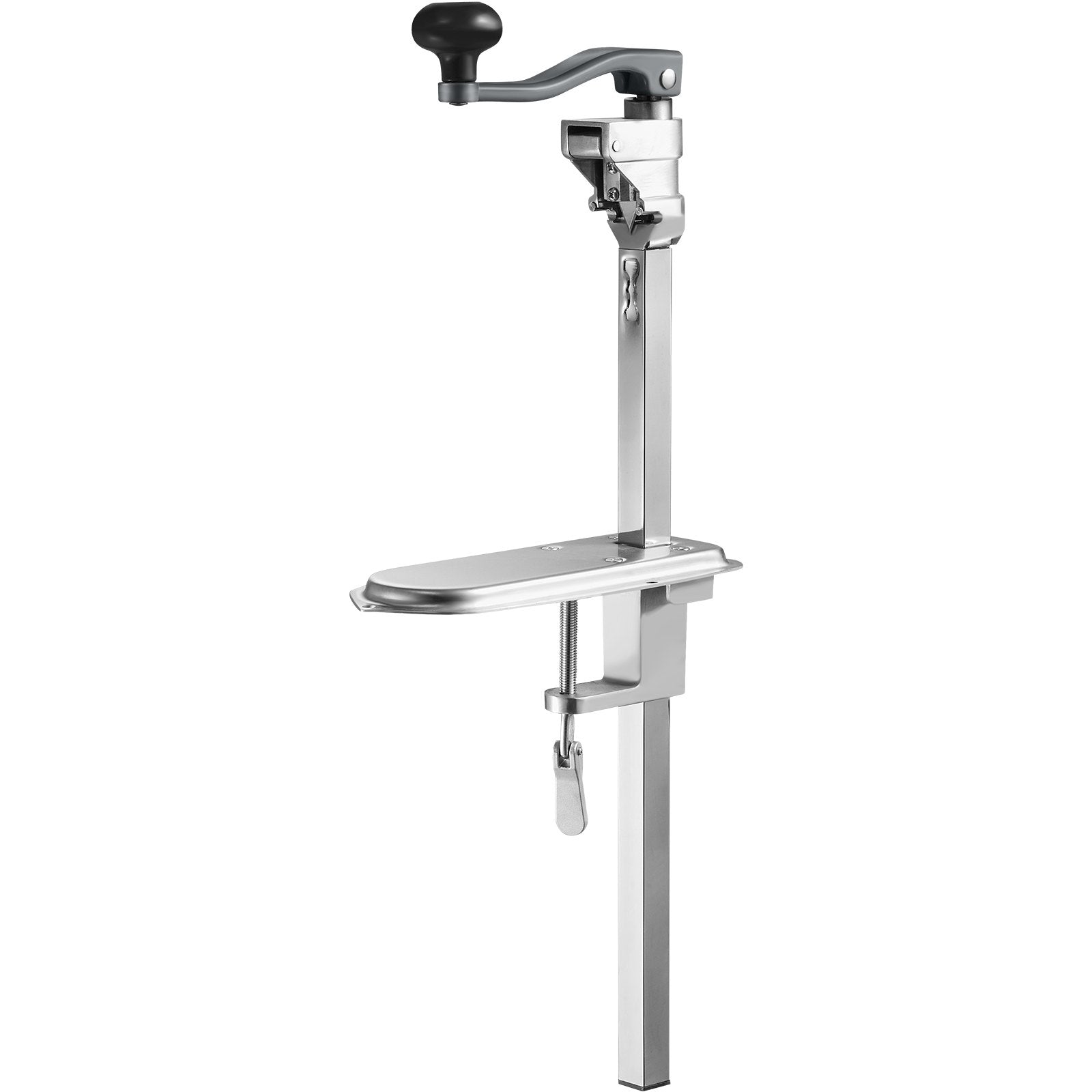 Heavy Duty Manual Can Opener with Adjustable Height for Large Cans, Commercial Table Clamp Base, Ideal for Restaurants & Home Bars, Fits Up to 11.8" Cans