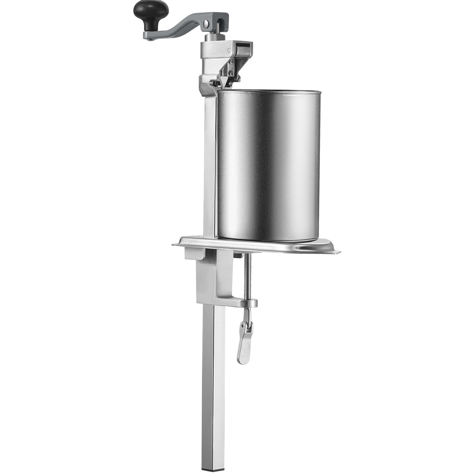 Heavy Duty Manual Can Opener with Adjustable Height for Large Cans, Commercial Table Clamp Base, Ideal for Restaurants & Home Bars, Fits Up to 11.8" Cans