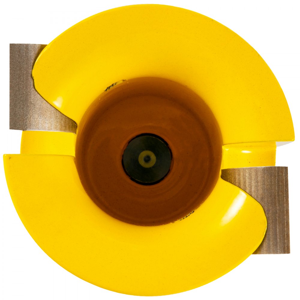 VEVOR Tenon Cutter, 1\"/25.4mm & 2\"/50.8mm Diameter, with Dual Curved Blades & Button Screws Home Master Kit, Premium Aluminum & Steel Log Furniture Cutter, Commercial Beginner’s Tool for Home DIY