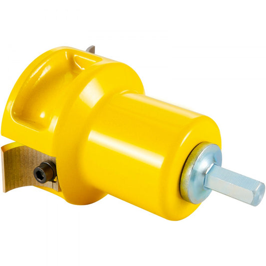 VEVOR Tenon Cutter, 1.5\" / 38 mm Diameter, with Dual Curved Blades & Button Screws Home Master Kit, Premium Aluminum & Steel Log Furniture Cutter, Commercial Woodworking Tool for Home Beginner DIY