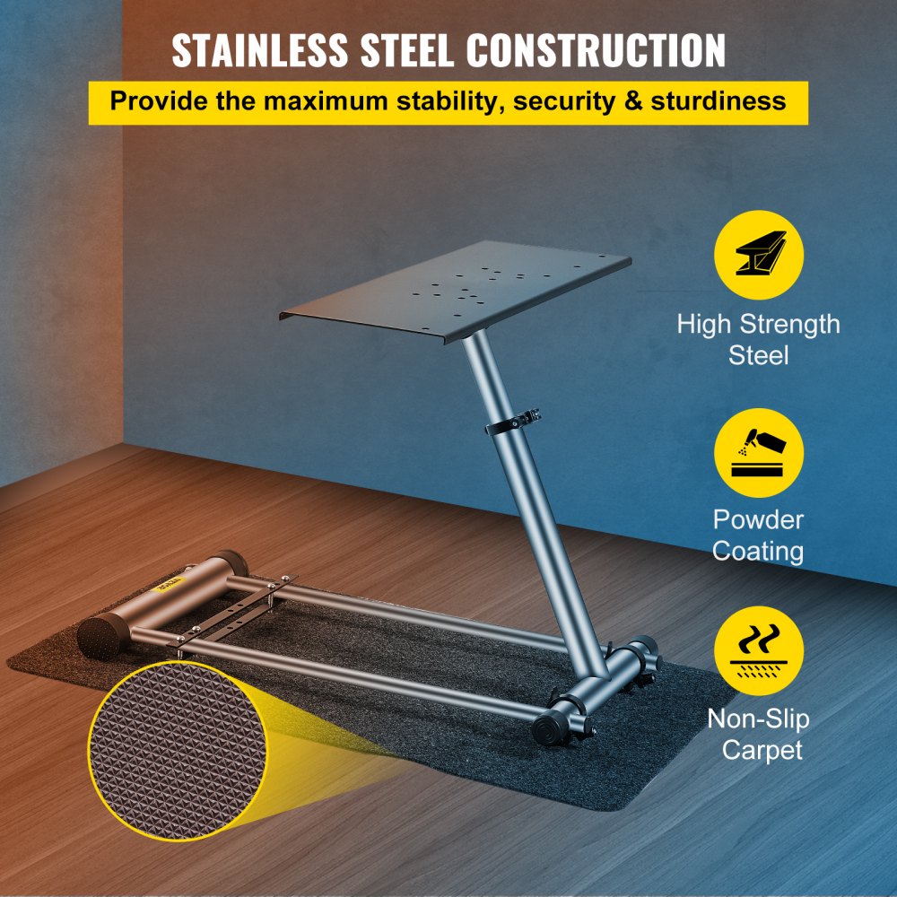 VEVOR G29 G920 Racing Steering Wheel Stand,fit for Logitech G27/G25/G29, Thrustmaster T80 T150 TX F430 Gaming Wheel Stand, Wheel Pedals NOT Included