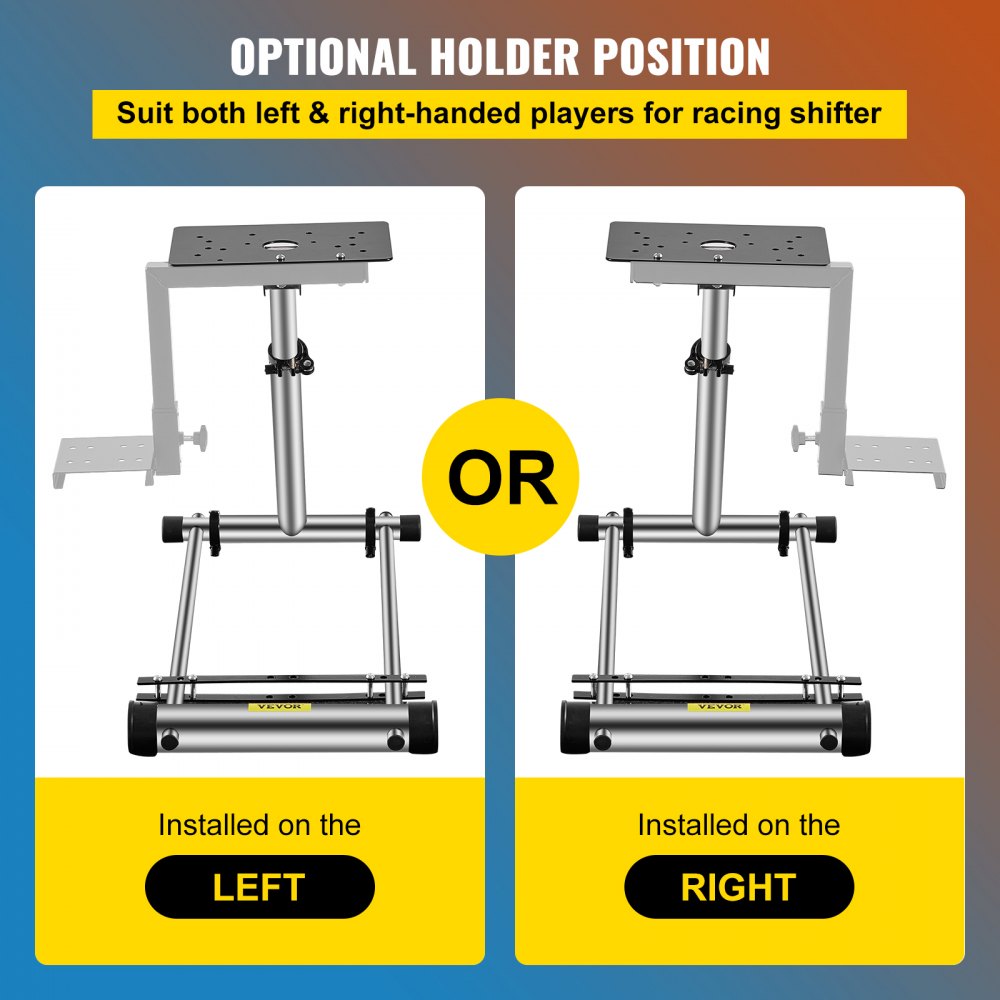 VEVOR G29 G920 Racing Steering Wheel Stand,fit for Logitech G27/G25/G29, Thrustmaster T80 T150 TX F430 Gaming Wheel Stand, Wheel Pedals NOT Included
