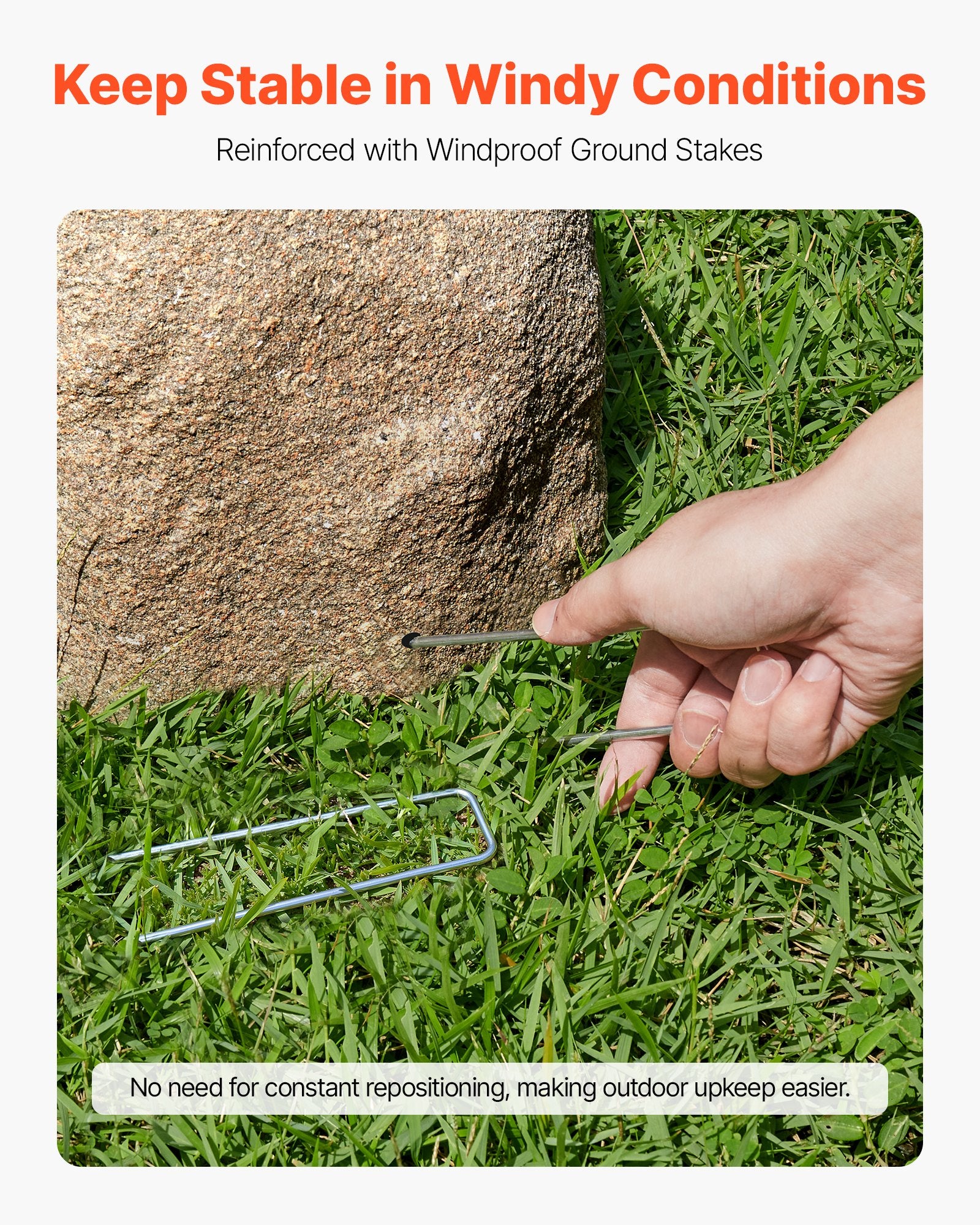 Sandy Brown Small Faux Rock Cover - Realistic Texture, Lightweight & Weather-Resistant for Garden Landscaping & Yard Decor, HDPE Artificial Boulder